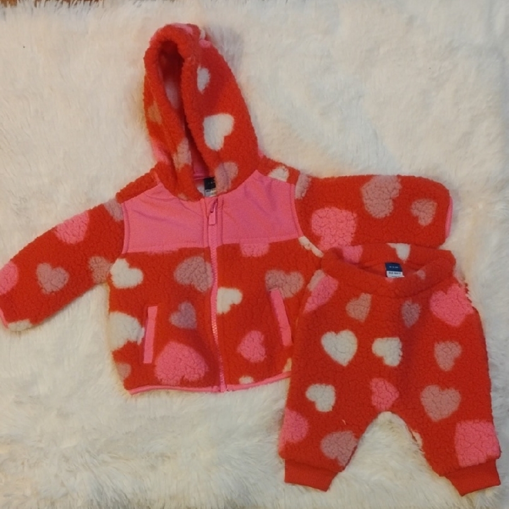 Old Navy Red and Pink Kids Matching Set